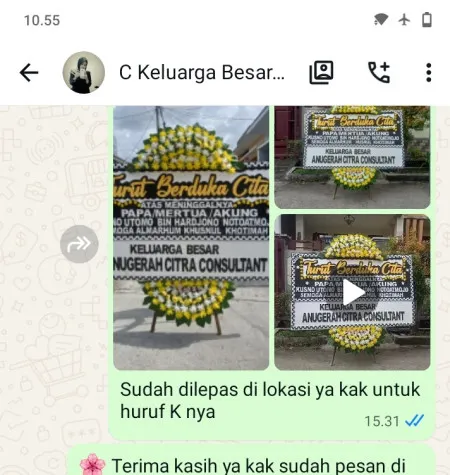 Pengiriman Papan Bunga Duka Setiabudi